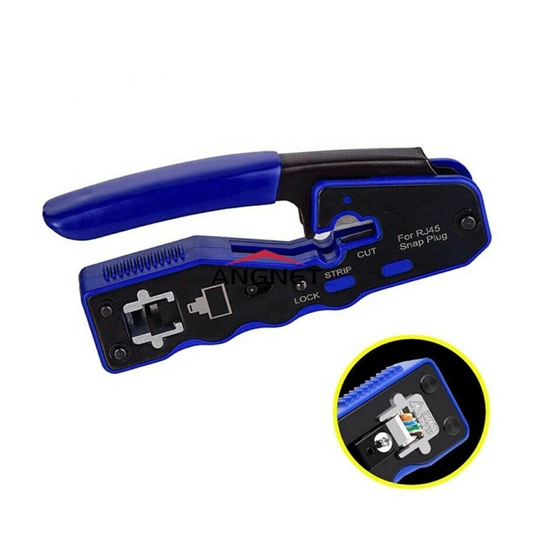 New EZ RJ45 Crimping Easy Pass Through OEM Cat5e/Cat6/Cat7 For Lan Cable Crimping Tool