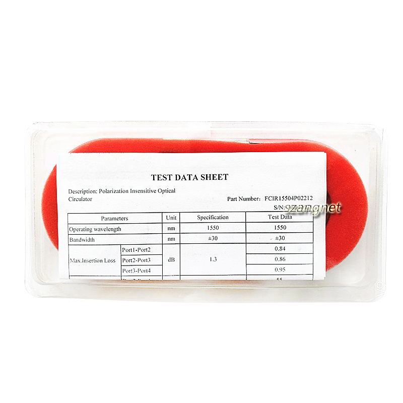 3 Port 4 Port Polarization Maintaining Optical Circulator PM Fiber Circulator