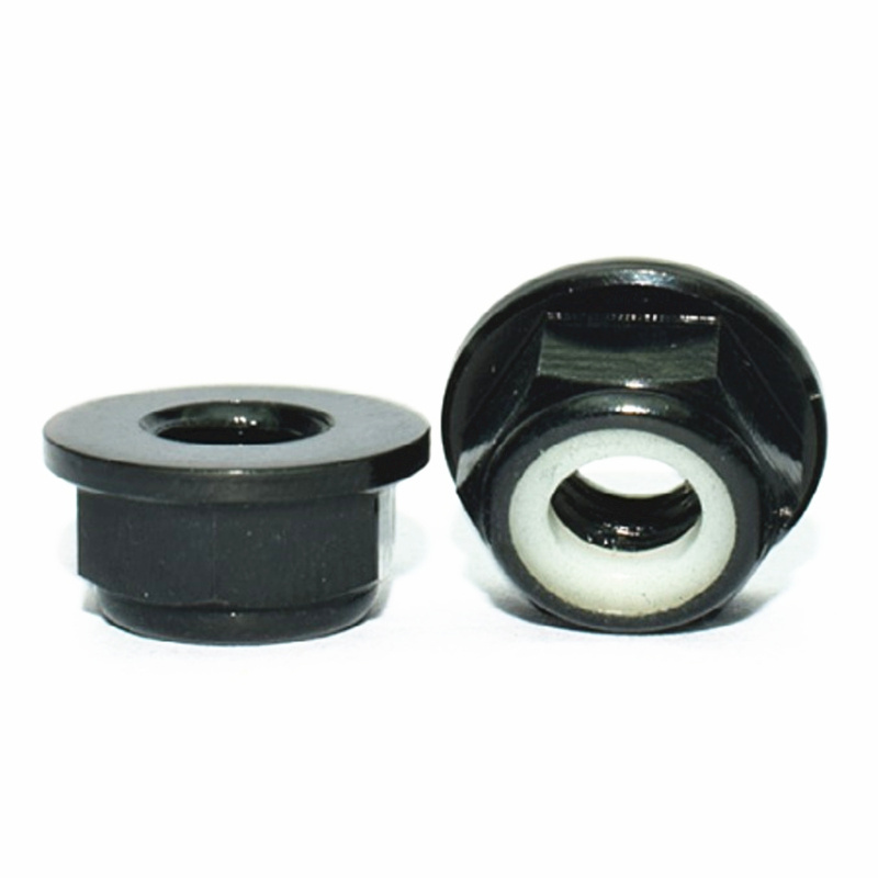 Anodized colorful Din6926 M2 M2.5 M3 M4 M5 M6 M8 aluminum alloy nylon locking flange nut