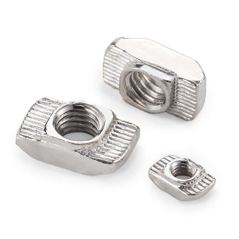 M3/M4/M5*10*6 for 20 Series Slot T-nut Sliding T Nut Hammer Drop In Nut Fasten Connector 2020 Aluminum Extrusion