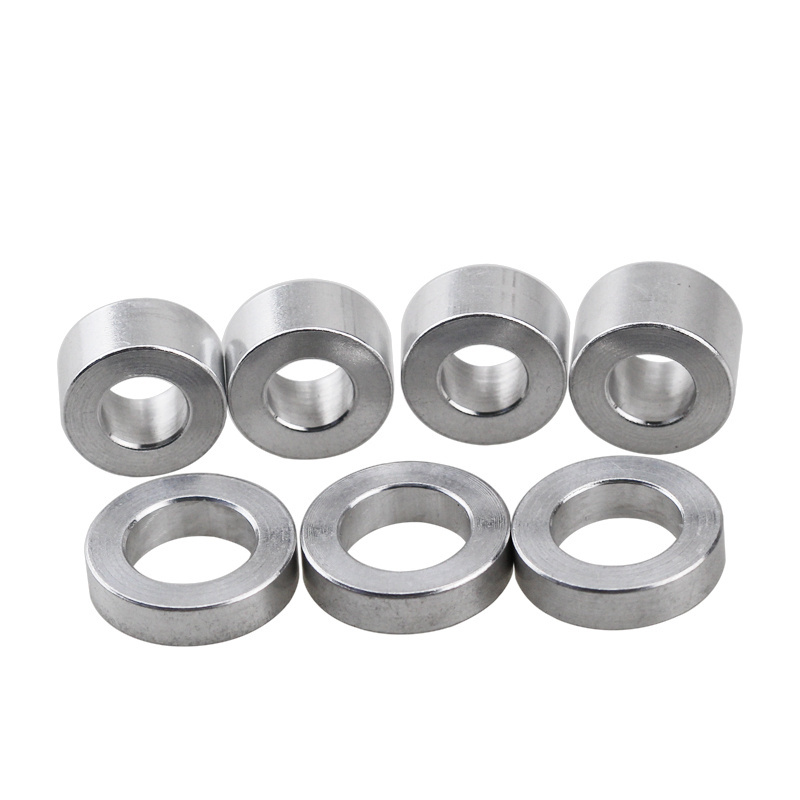 OEM CNC custom Aluminum flat washer aluminum Alloy Bushing Gasket Spacer Non-threaded standoffs M3 M4 M5 M6 M8 M10 M12 M16 M20