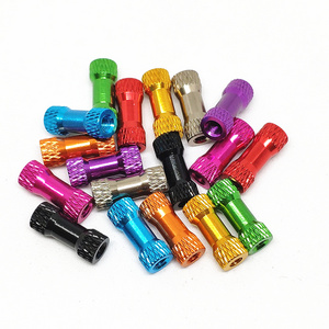 M3*15/20/25/28/30/35mm Double-head Knurled Aluminum Standoff Spacers OD=6mm Multicolor aluminum Rods for RC Parts column