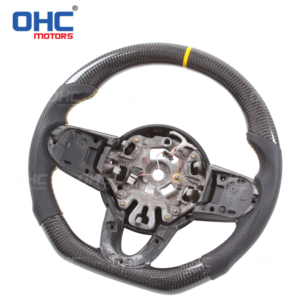 OHC Motors Hot Selling 100% REAL Carbon Fiber Steering Wheel for mini F56 mini R56 mini2 MINI