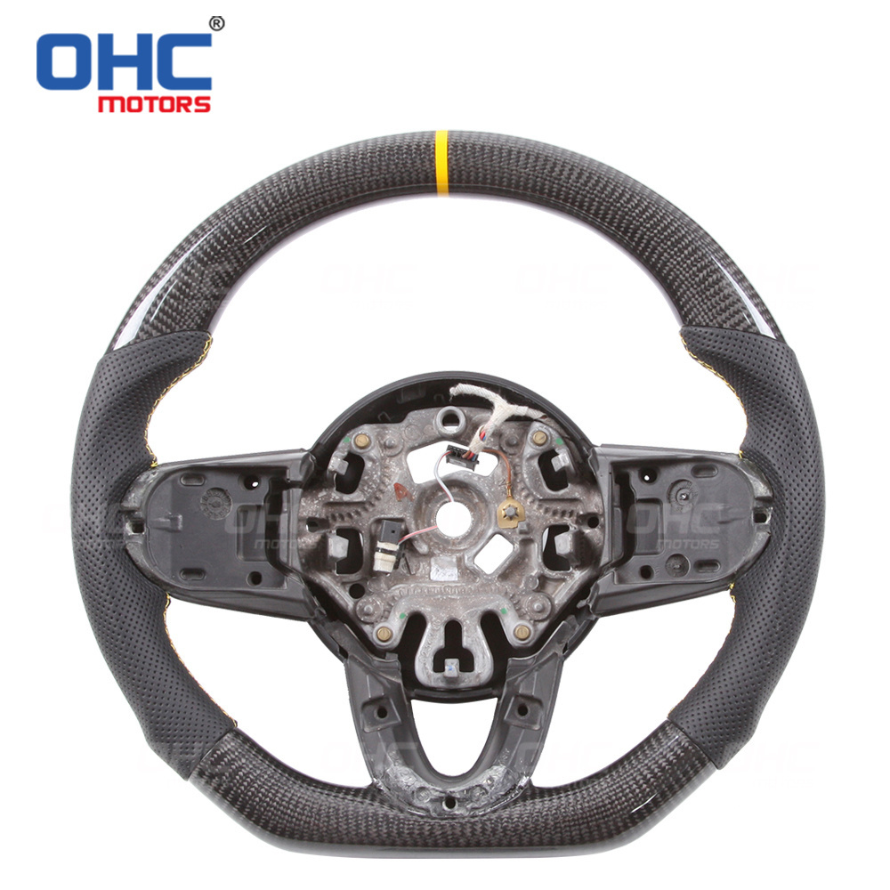 OHC Motors Hot Selling 100% REAL Carbon Fiber Steering Wheel for mini F56 mini R56 mini2 MINI