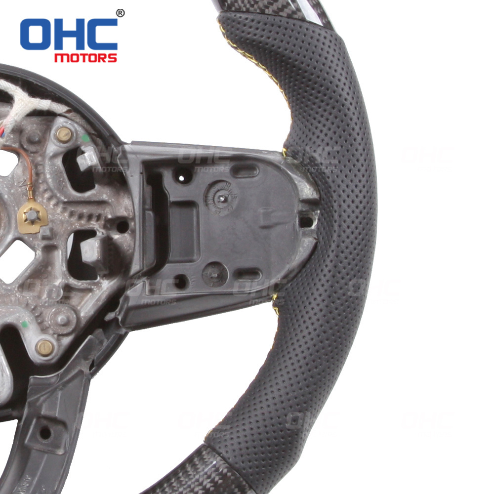 OHC Motors Hot Selling 100% REAL Carbon Fiber Steering Wheel for mini F56 mini R56 mini2 MINI