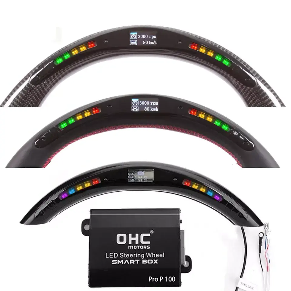 OHC MOTORS LED RPM Shift Light Steering Wheel Module Light Kit for BMW MERCEDES AUDI VW DODGE Tesla Toyota Nissan ALL models