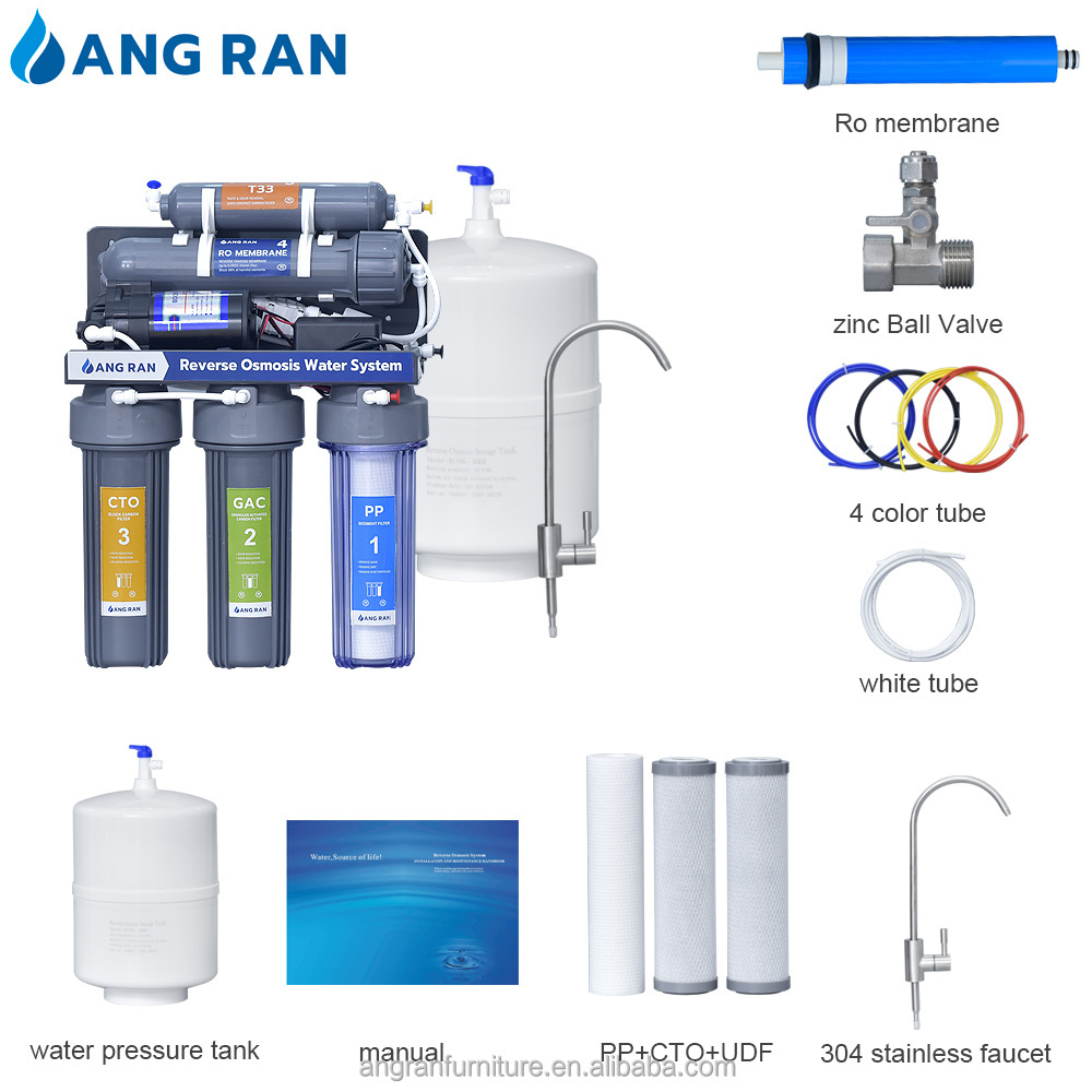 Domestic water purification ro system filter for direct drinking