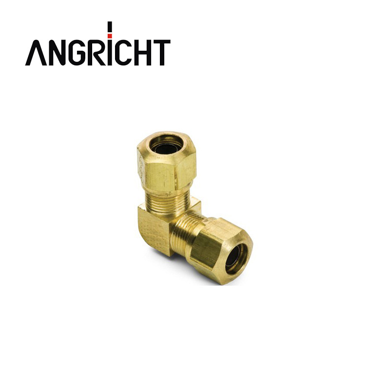 Air Brake System DOT Brass Pneumatic Compression Fittings American Type Straight/Elbow/Tee Hose Fitting D.O.T