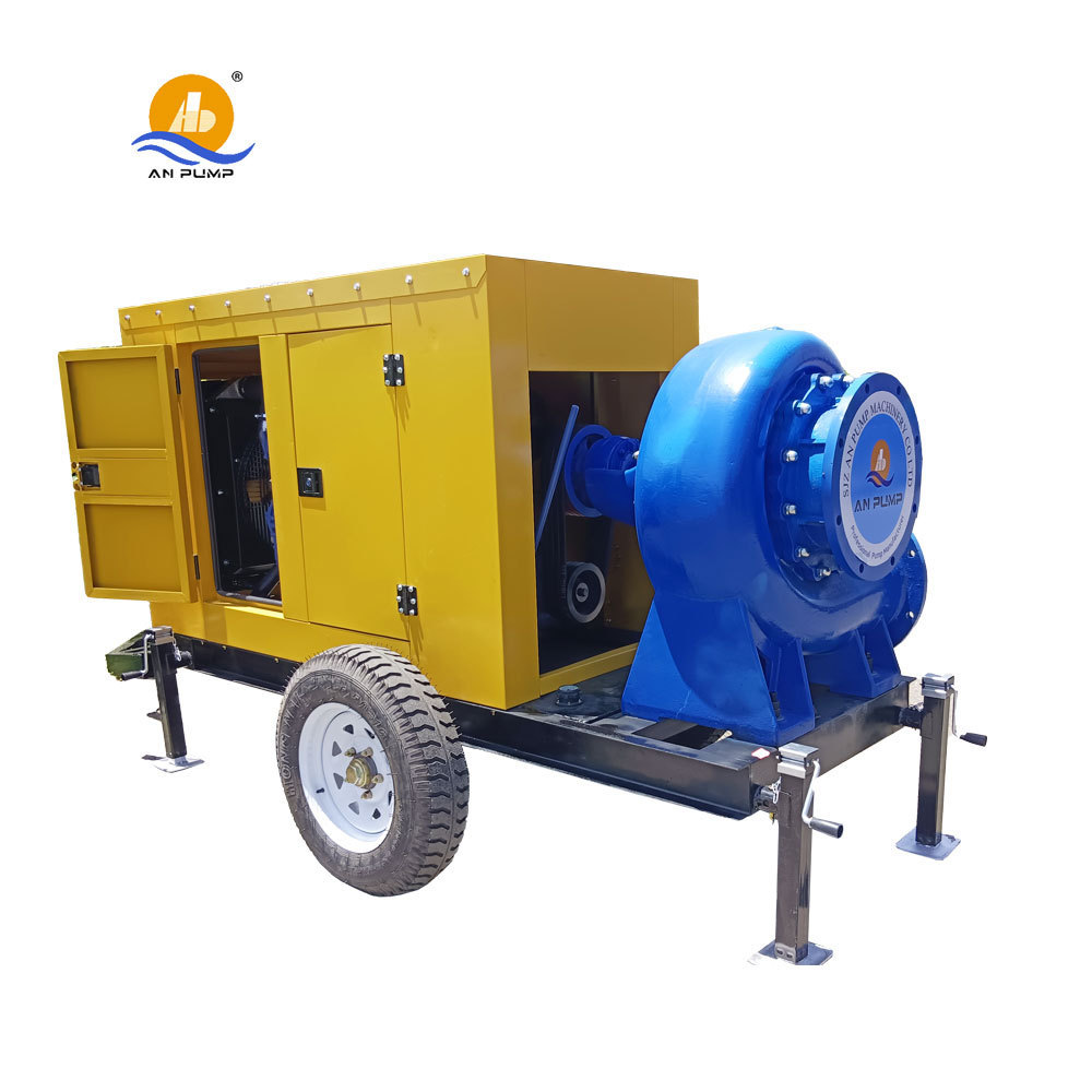 20 Horse Power Trailer Diesel Water Pump For Irrigation