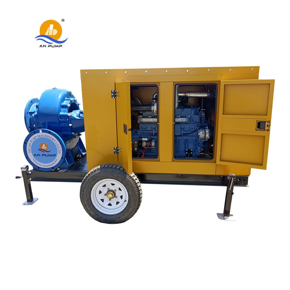 20 Horse Power Trailer Diesel Water Pump For Irrigation