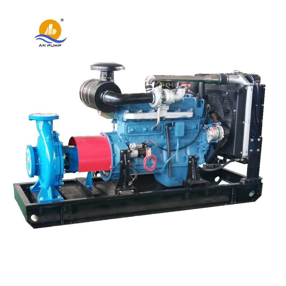 100 hp diesel engine 4 inch water pump for irrigation centrifugal pump