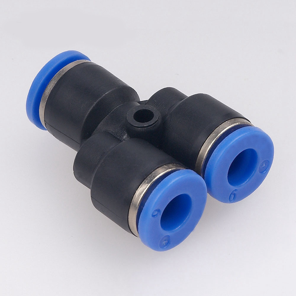 ANRUK PW series pneumatic one touch Y type quick tube connect 3 way air hose fitting