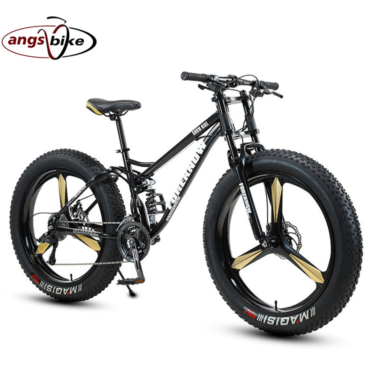 Factory cheap fat tire bicycle high quality steel frame full suspension snow bike 24 26 /bycycles 29 inch cycle