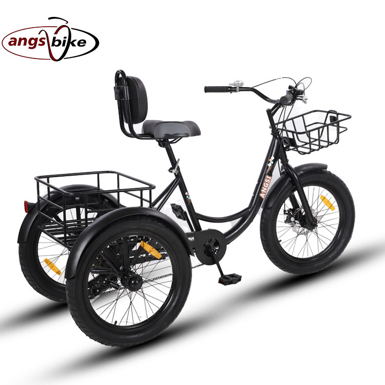 2021 China manufacturers direct selling 3 Wheel fat Tricycle wide tire 4.0 tricycle snowmobile pedal tricycle