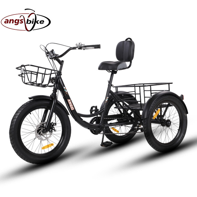 2021 China manufacturers direct selling 3 Wheel fat Tricycle wide tire 4.0 tricycle snowmobile pedal tricycle