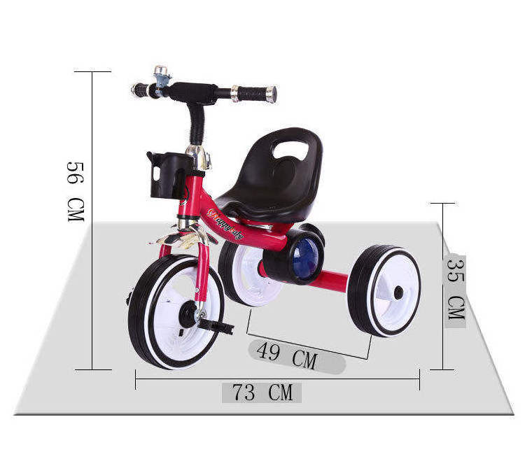 3 wheeler mini baby pink trike / girls kids push tricycle wholesale / tricycle 2-6years cheap baby mini bicycles