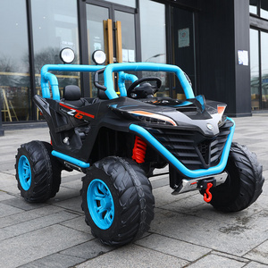 2023 New 12V Kids Electric UTV Two-Seat Ride-On Toy Car with Four Motors for 8-13 Year Old Children Made of Plastic