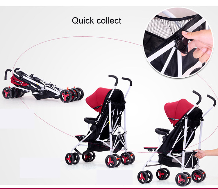 Wholesale Buggies Pushchair Stroller Umbrella Cart Suspension Baby Stroller