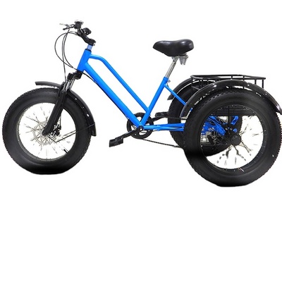 DIY Cargo Fat Tire Trike Pedal Bike Customized Adult Mountain Tricycle for Electric Fat cargo Trike 3 Three Wheel Bike BestSuppliers