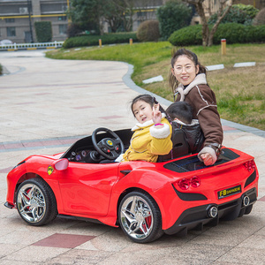 2022 factory Oversized two-seater can ride adult electric battery Chargeable Kids driving car Ride On Toy Car