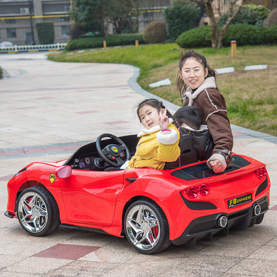 2022 factory Oversized two-seater can ride adult electric battery Chargeable Kids driving car Ride On Toy Car