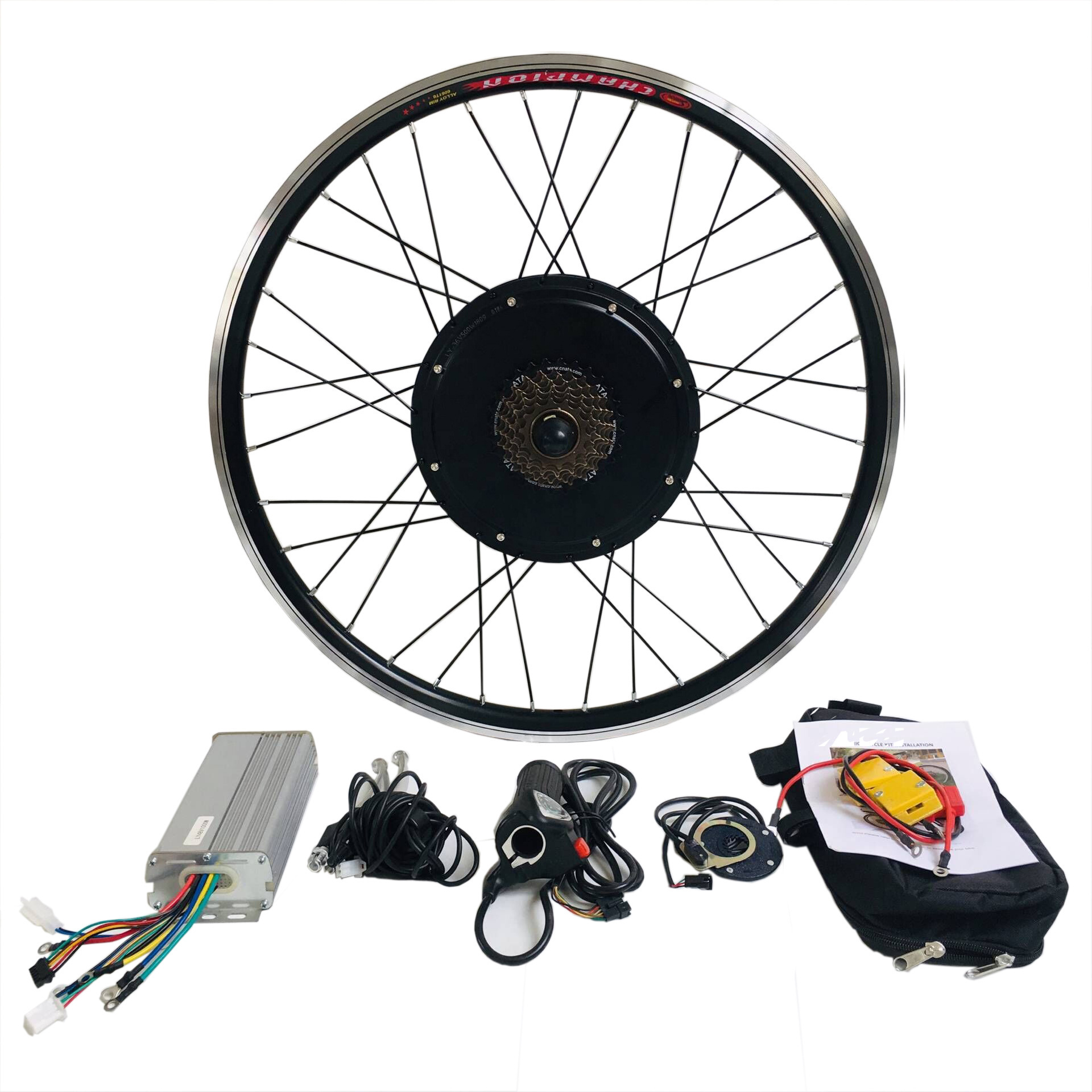 wholesale 48V 500W ebike electric bike hub motor conversion kit with battery