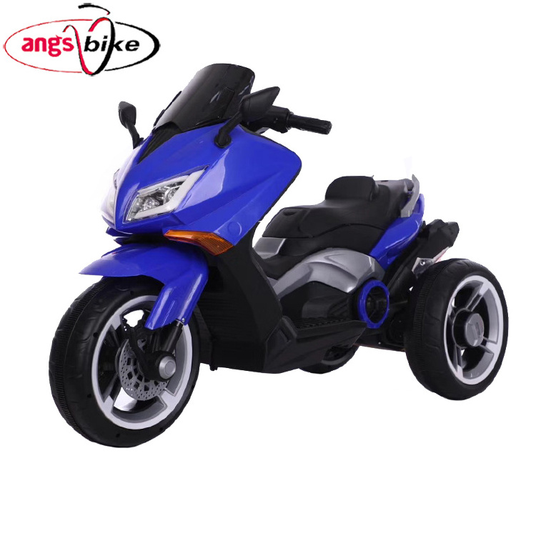 Kids Electric Toy Car Children Three Wheels Motorcycle Pink For Girl