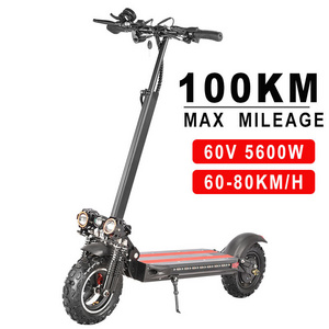 Eu warehouse Powerful Adults dualtron scooter 11inch 5600w 100km 60v 23.4A All Terrain Electric Scooter