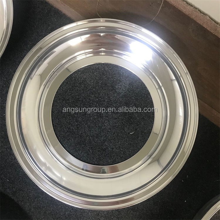 High quality 6061 T6 material 3 pieces forged split wheel rim 15 to 18 triple step lip slant lip felgen for bbs series oz ect