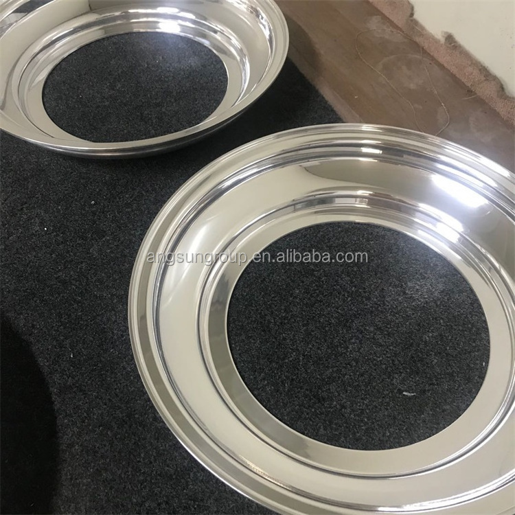 High quality 6061 T6 material 3 pieces forged split wheel rim 15 to 18 triple step lip slant lip felgen for bbs series oz ect