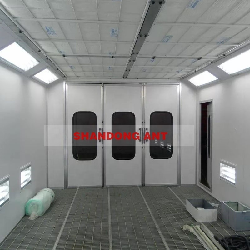 Auto Car Spray Painting Drying Oven Heater Water Curtain Outdoor Automotive Powder Coating Spray Paint Booth