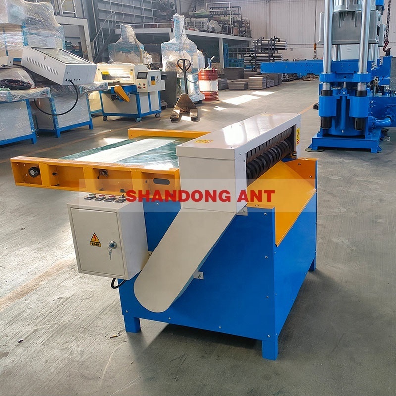 Rubber Slitting Machine 800mm Width Film Cutting Machine Can Cut 3cm Thick Sheet Rubber Floor Slitting Machine Equipped 16pairs