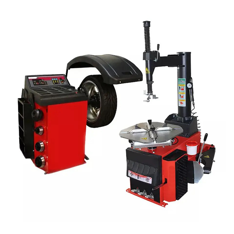 China Price High Efficiency Automatic Tire Changer Machine And Wheel Balancing Truck Wheel Balancer Wheel Alignment