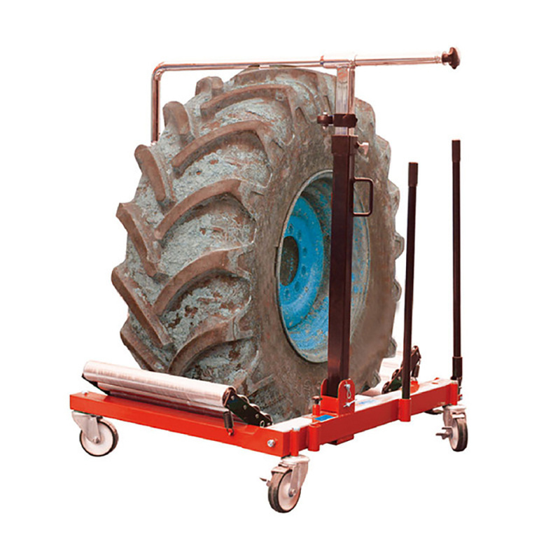 Hot Sale Easy To Move Hydraulic 1.5 Ton Large Engineering Vehicle Tire Transport Tyre Transfer Vehicle Truck Wheel Moving Dolly