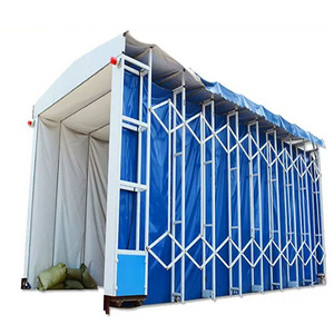 Mobile Collapsible Retractable Spray Paint Booth for Portable Big Bus and Workpieces