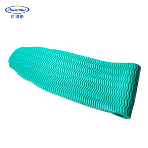 NBR/PVC Vinyl Coated Rubber Adult Foam Water Floating Mat Bed Swimming Pool Water Lounger with Roll Pillow