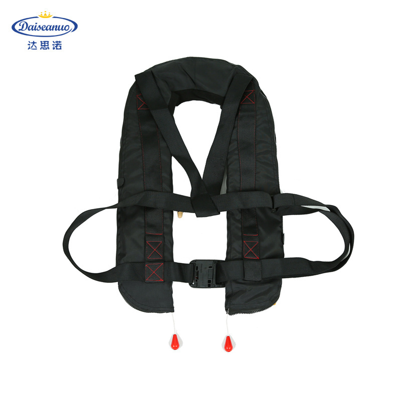 CCS MED Approved Dual airbag inflatable life vest 150N 275N marine automatic inflatable lifejacket for sale