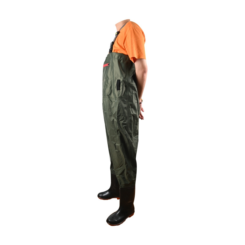 2023 Fishing Waders Hunting Suit Waterproof Wading Pants with Neoprene Boots Waist Chest Fly Fishing Waders