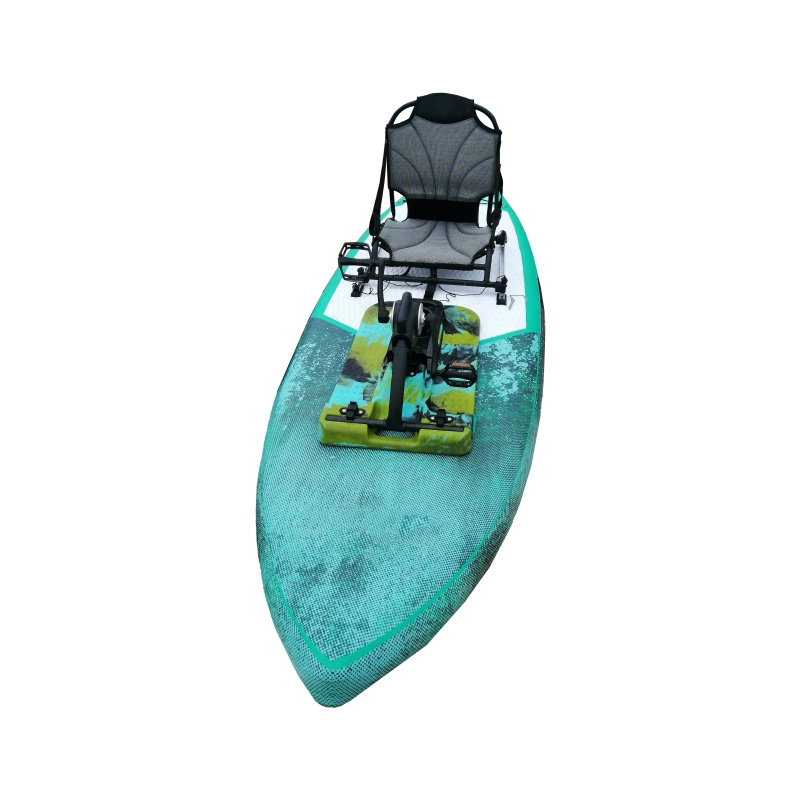 cheap custom durable pvc sit on top pedal drive sup inflatable kayak  for fishing