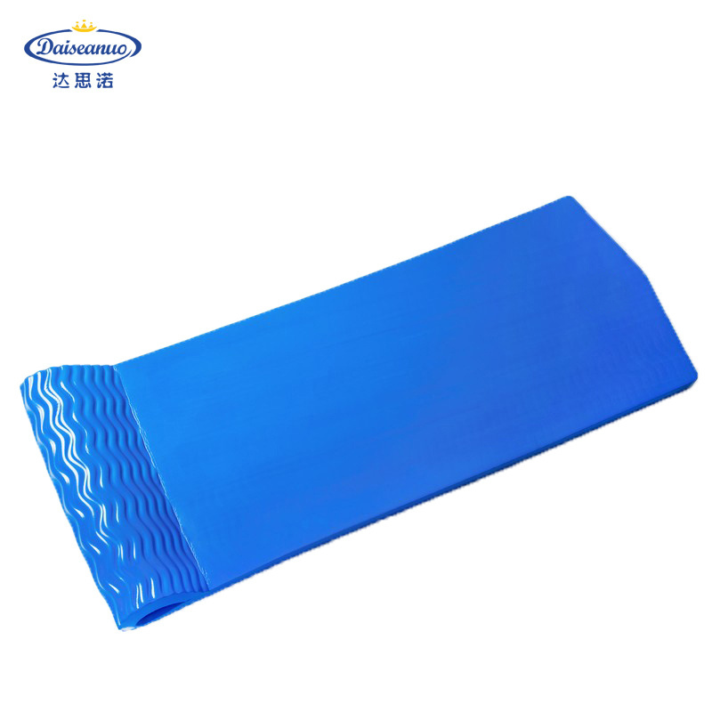 NBR/PVC Vinyl Coated Rubber Adult Foam Water Floating Mat Bed Swimming Pool Water Lounger with Roll Pillow