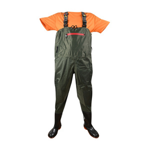 2023 Fishing Waders Hunting Suit Waterproof Wading Pants with Neoprene Boots Waist Chest Fly Fishing Waders