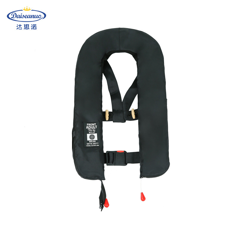 CCS MED Approved Dual airbag inflatable life vest 150N 275N marine automatic inflatable lifejacket for sale