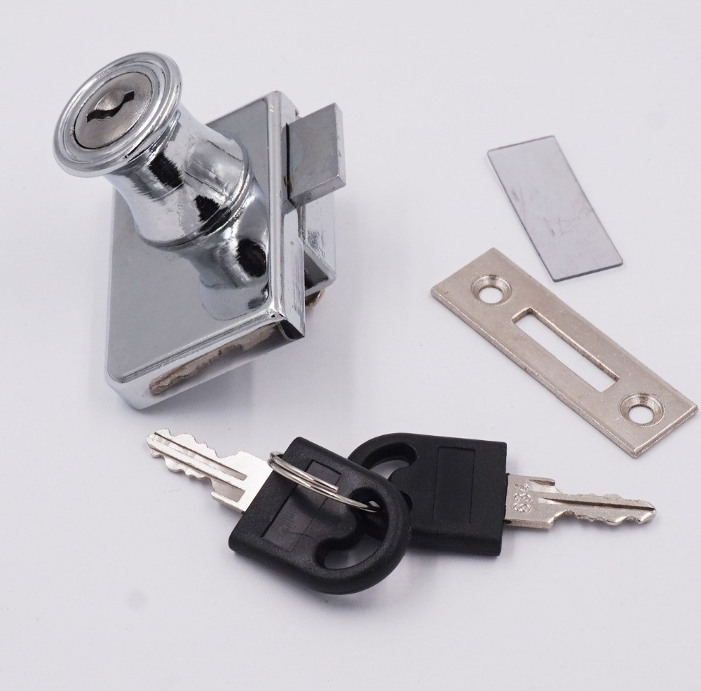 zinc alloy glass display cabinet lock