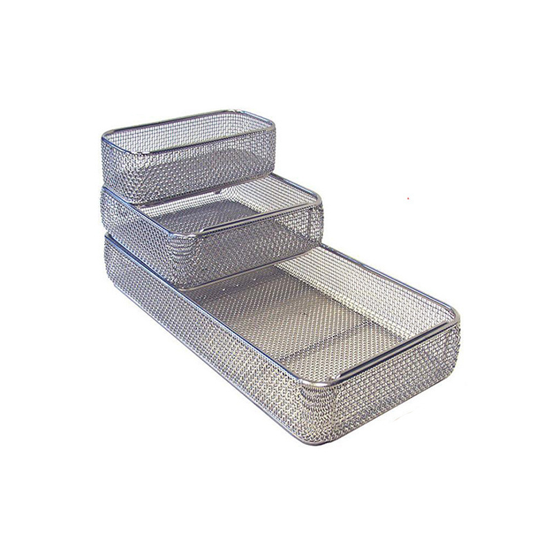 Cheap Factory Price Metal Steel Disinfecting Sterilization Perforated Stainless Disinfection Basket