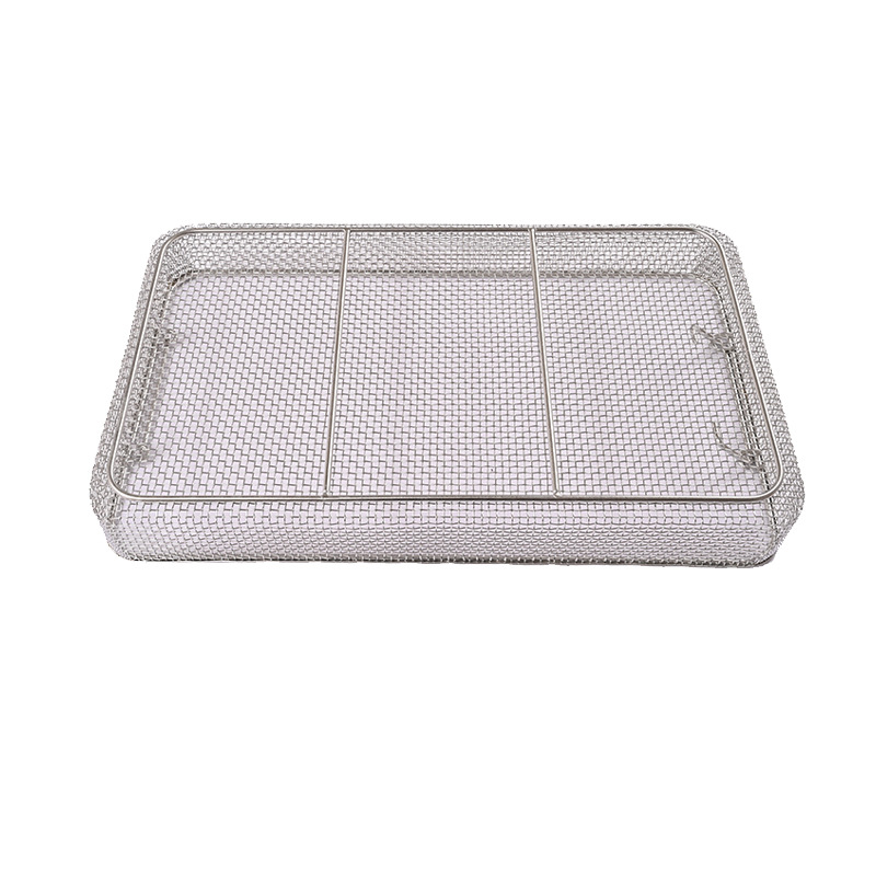 Cheap Factory Price Metal Steel Disinfecting Sterilization Perforated Stainless Disinfection Basket