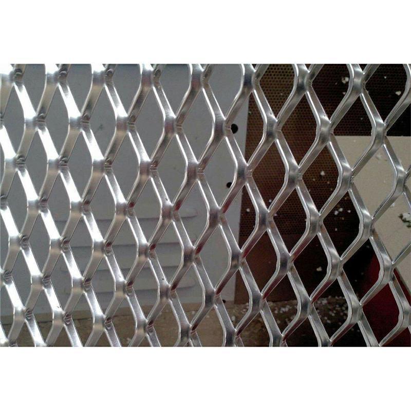 high security powder coated aluminium expanded mesh diamond hole ...