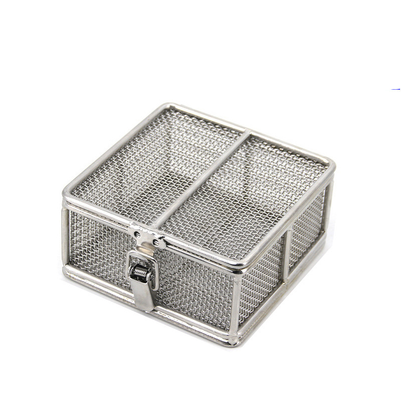 Cheap Factory Price Metal Steel Disinfecting Sterilization Perforated Stainless Disinfection Basket