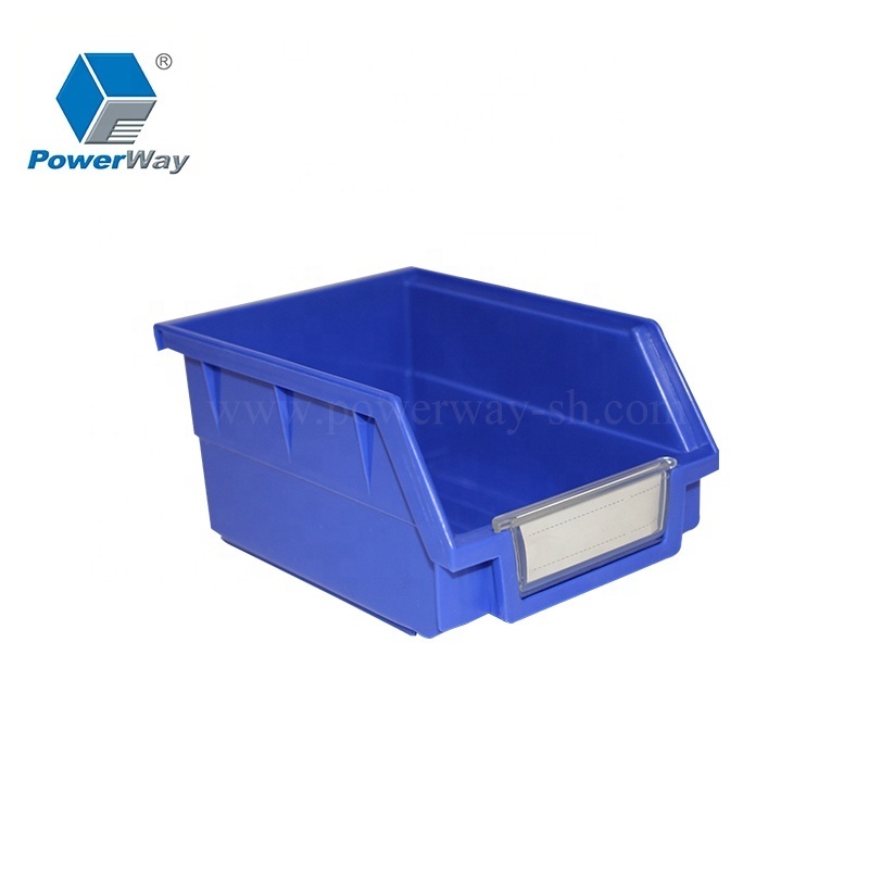 Warehouse and Garage Industrial Plastic Shelf Spare Parts Storage Boxes Bins for Screws