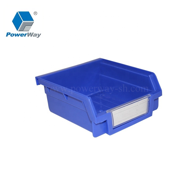 Warehouse and Garage Industrial Plastic Shelf Spare Parts Storage Boxes Bins for Screws