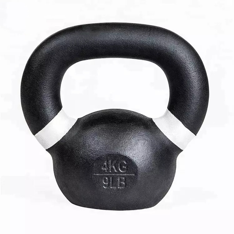 High Quality Black Training Powder Coated Kettlebell Set, adjustable dumbbell set kettle bell